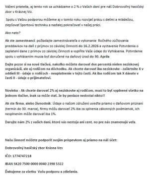 Podporme DHZ Krásna Ves